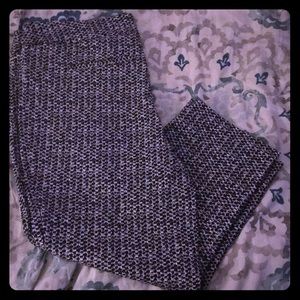 Casual black/white Capri pants